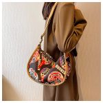 Messenger Shoulder Tide Bag ( Black Brown Color )